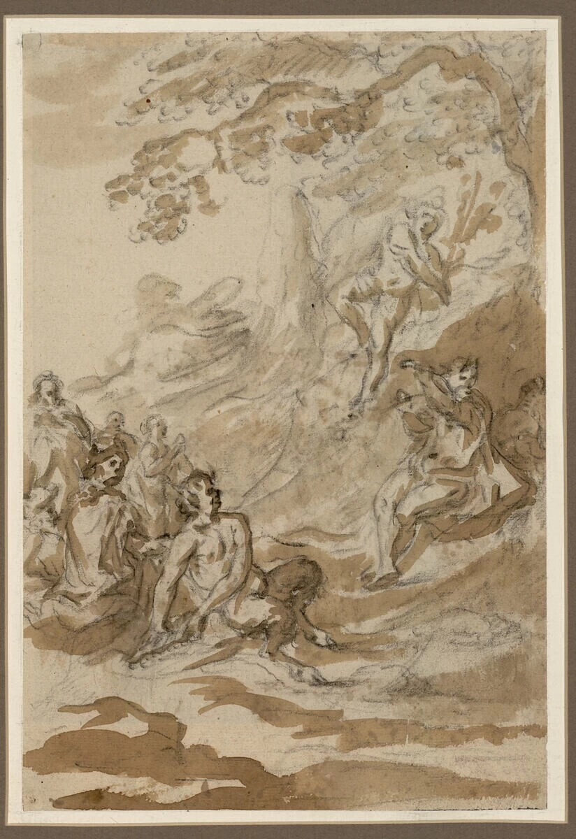 Willem Doudijns - La contesa tra Apollo e Marsia, Museum Graphische Sammlung Albertina